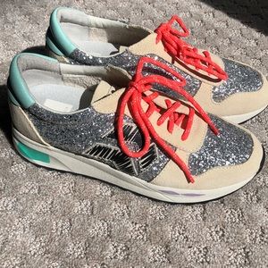 Dolce Vita Z-Glitter Sneaker BRAND NEW shoes, leather, tennis shoes, footwear